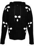Mostly Heard Rarely Seen knitted cut-out hoodie