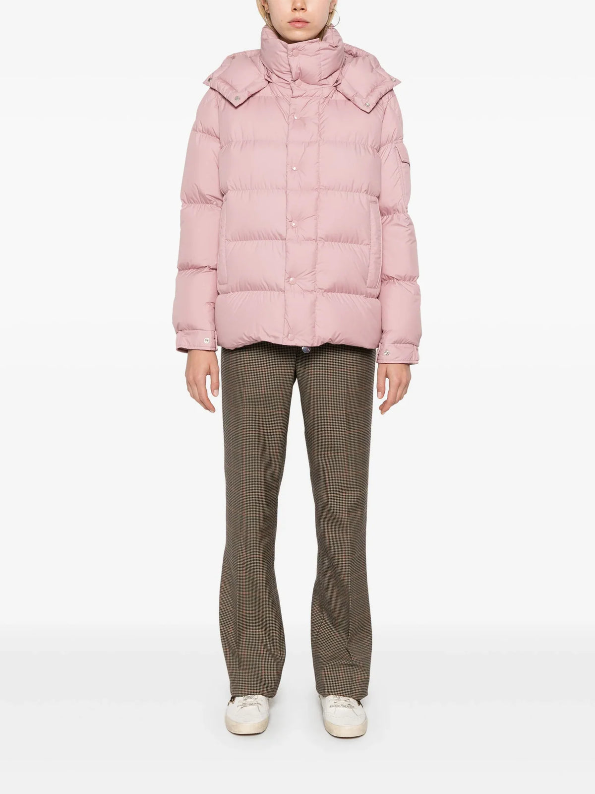 Moncler Maya 70th Anniversary Short Down Jacket – Pink