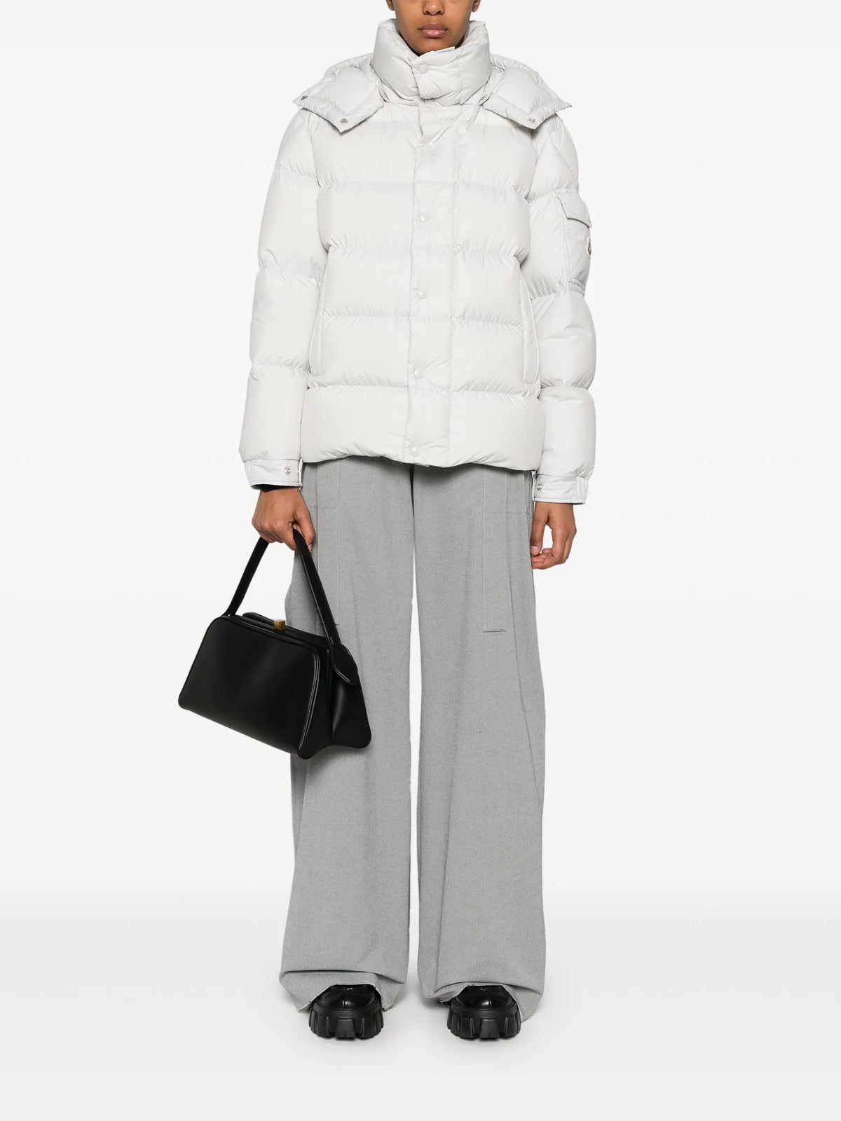 Moncler Maya 70th Anniversary Short Down Jacket – White