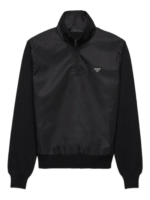 Prada wool half-zipper sweater