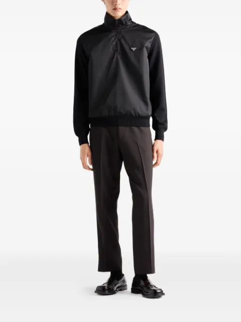 Prada wool half-zipper sweater