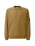 C.P. Company diagonal raised fleece lens crewneck sweatshirt