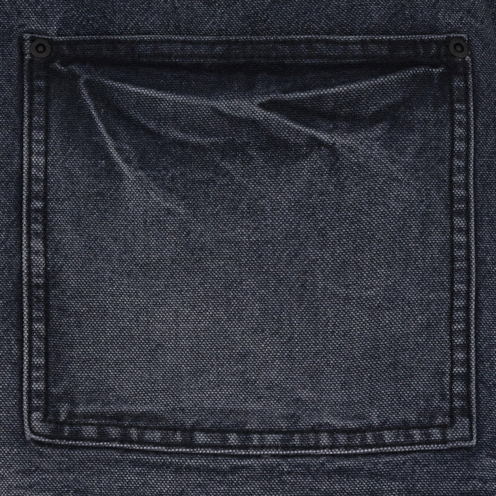Dark Indigo Corduroy Detail Workwear Canvas Jacket