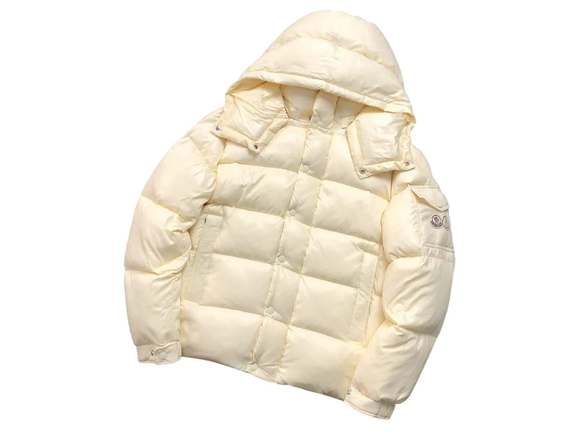 Moncler Maya 70th Anniversary Down Jacket – Cream
